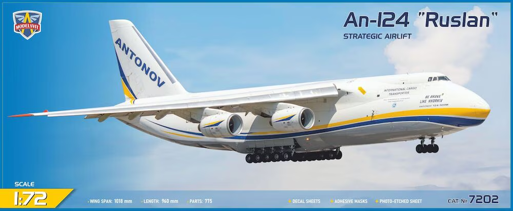 ModelSvit 1/72 An-124 "Ruslan" Plastic Model Kit