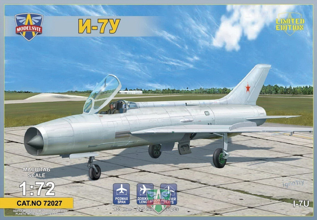 MSVIT72027 ModelSvit 1/72 I-7U Supersonic interceptor prototype Plastic Model Kit Modelsvit