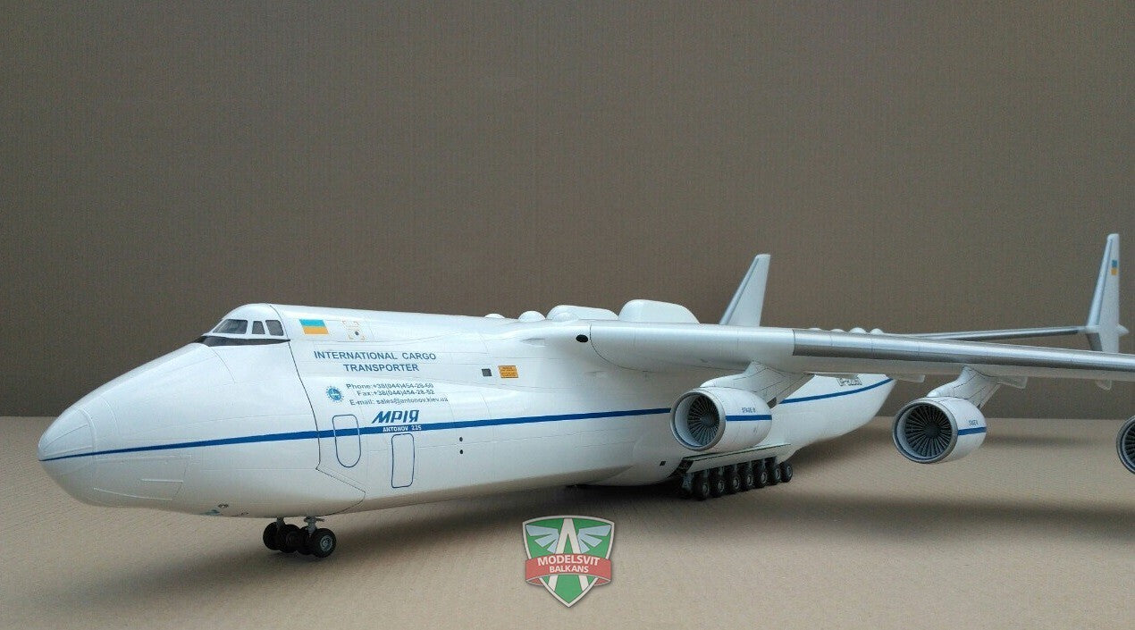 MSVIT7206 ModelSvit 1/72 Antonov An-225 "Mriya" Superheavy transporter Plastic Model Kit Modelsvit