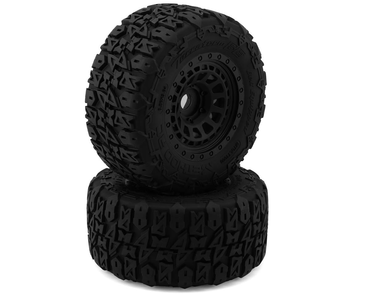 Method RC Terraform Belted All-Terrain 1/5 MT Tyres Mounted on Array Wheels, Arrma Kraton/Outcast 8S - MTD1000V2