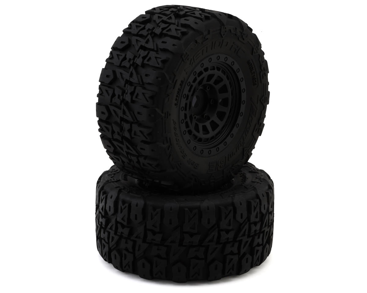 Method RC Terraform Belted All-Terrain 1/8 MT Tyres Mounted on Array Wheels, Arrma Kraton/Notorious 6S - MTD1025V2