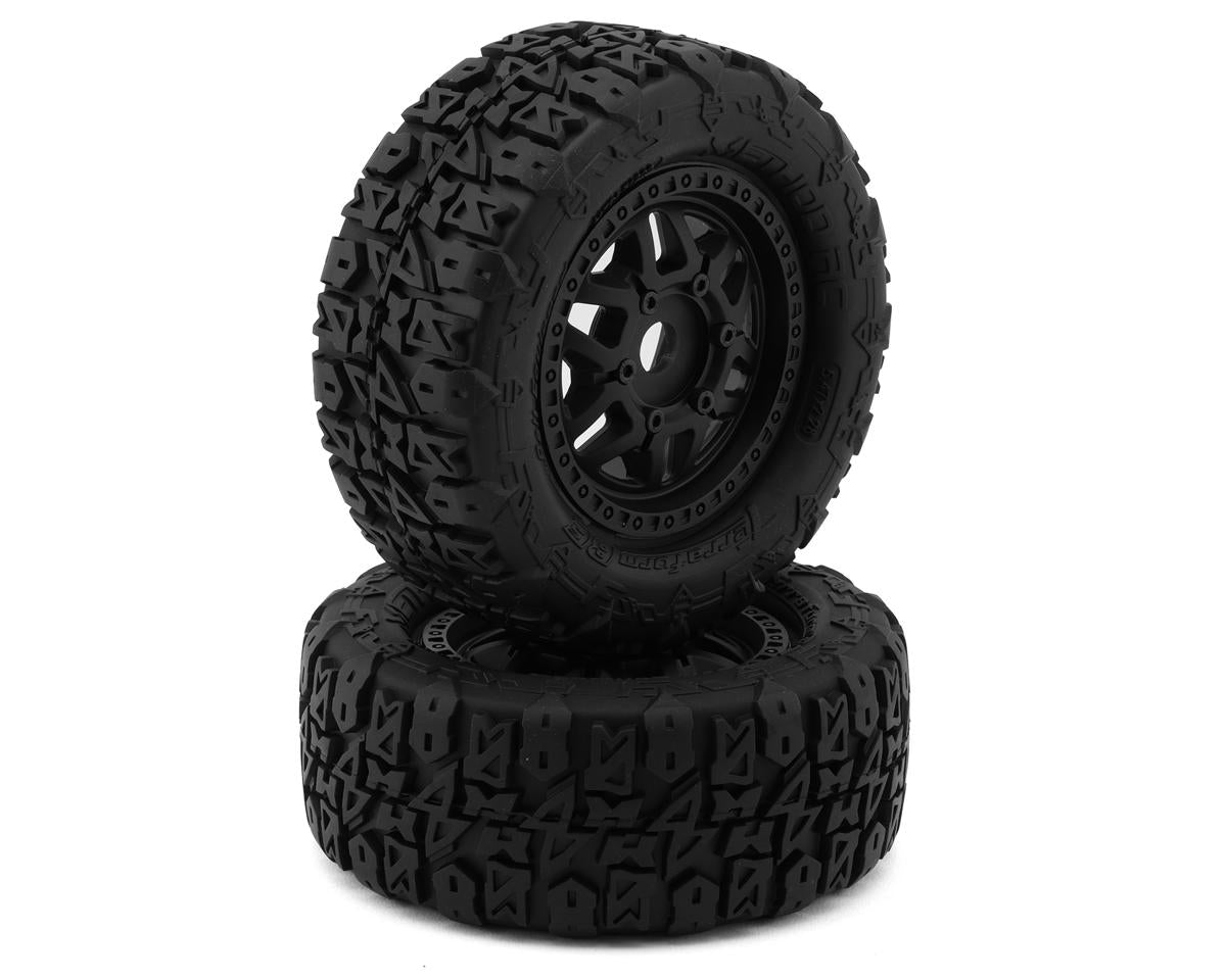 Method RC Terraform Belted All-Terrain 1/7 SC Tyres Mounted on Switch Wheels, Arrma Mojave 6S - MTD1200V2