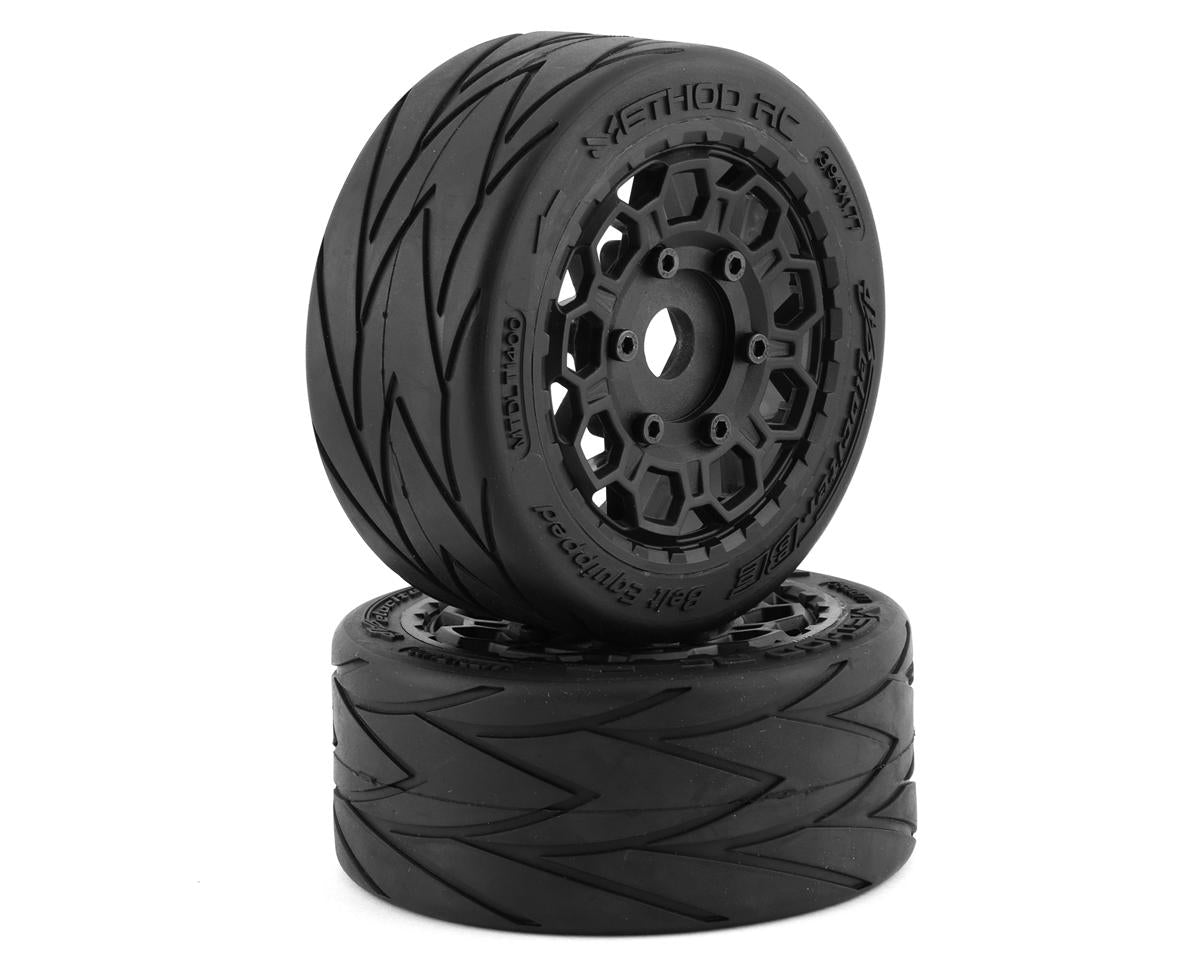 Method RC Velociter 45/100 Belted On-Road Tyres Mounted on Hive Wheels, Arrma Infraction/Felony 6S - MTD1400