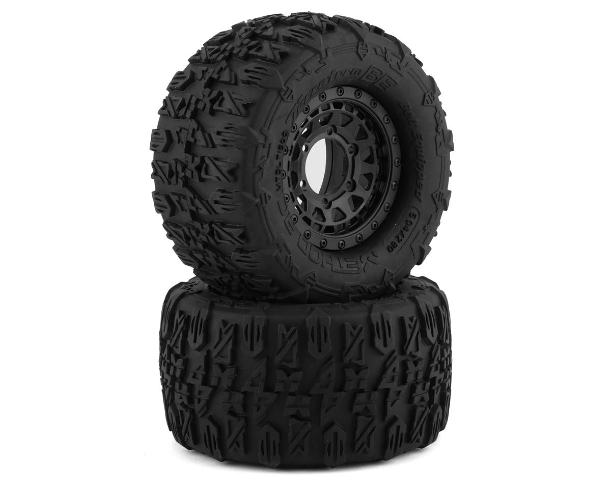Method RC Terraform Belted All-Terrain 1/10 MT Tyres Mounted on Array Beadlock Wheels, Arrma Big Rock/Granite - MTD1500