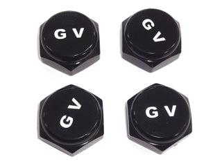 GV MV1061BA WHEEL NUTS CLOSED BLACK GV