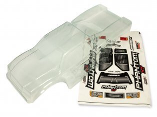 MV150047 Maverick Clear Lexan Phantom Truck Body - W/ Decal Sheet [150047]