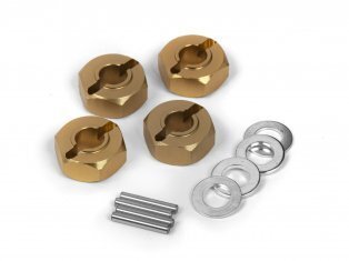 MV150184 Maverick Aluminum 12mm Wheel Hex Hub Set (4pcs) [150184] Maverick