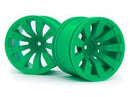 MV150249 Maverick Quantum+ XT 3.2in Wheel (Green/2pcs) [150249] Maverick