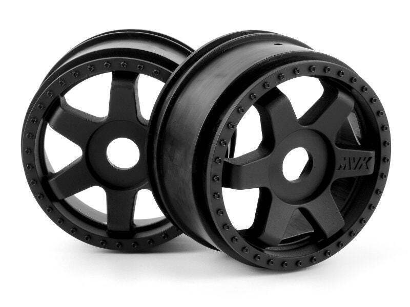 MV150295 Maverick QuantumR Race Truck Wheel (Black/2pcs) [150295] Maverick
