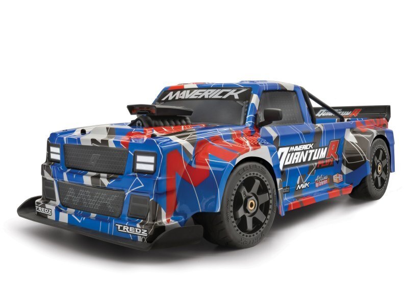 MV150318 Maverick QuantumR Race Truck Body (Blue/Red) [150318] Maverick