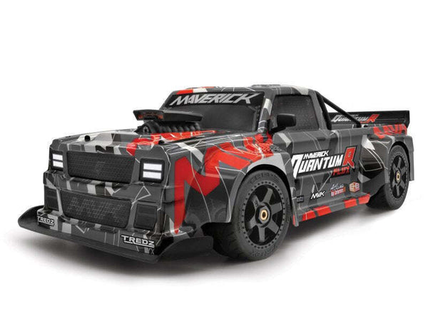 MV150319 Maverick QuantumR Race Truck Body (Black/Red) [150319]