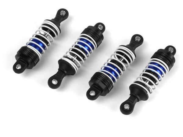 MV150555 Maverick Atom Aluminum Oil-Filled Shock Absorber Set (Blue/4pcs)