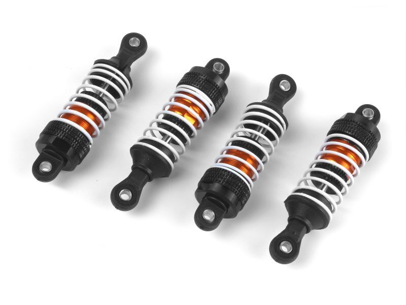 MV150557 Maverick Atom Aluminum Oil-Filled Shock Absorber Set (Orange/4pcs)