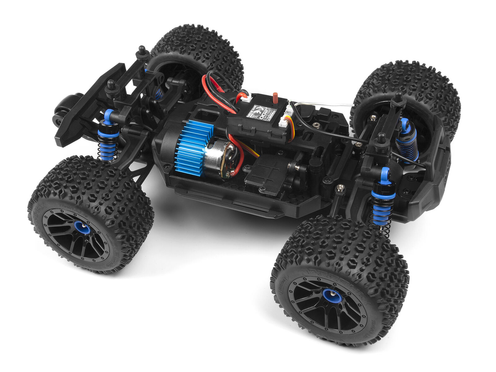 Maverick 1/18 Atom AT1 4WD RTR RC Monster Truck - Blue MV150565