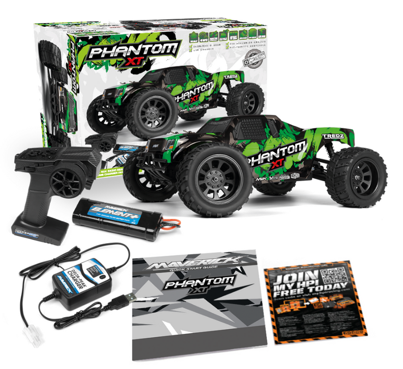 MV150600 Maverick Phantom XT 1/10 RTR Truggy 150600