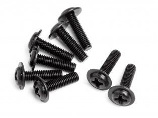 MV22126 Maverick Domed Head Disc Screw M3X10 (8) [MV22126] Maverick