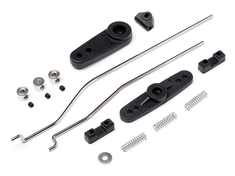 MV24039 Maverick Servo Horn and Throttle Linkage Set (Blackout MT) [MV24039] Maverick