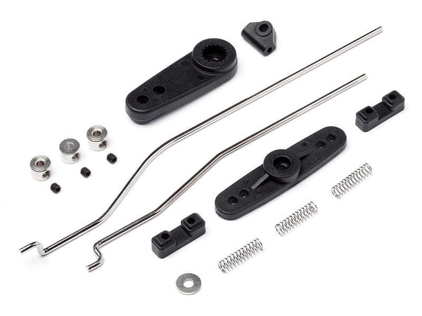 MV24039 Maverick Servo Horn and Throttle Linkage Set (Blackout MT) [MV24039]