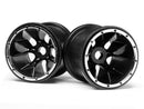 MV24105 Maverick Black Wheels 2 Pcs (Blackout MT) [MV24105] Maverick