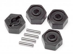 MV25014 Maverick Wheel Hex Adaptors W/Pins 2X10 4Pcs (Scout RC) [MV25014] Maverick