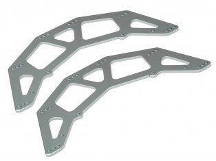 MV25023 Maverick Chassis Side Plate Gunmetal 2Pcs (Scout RC) [MV25023]