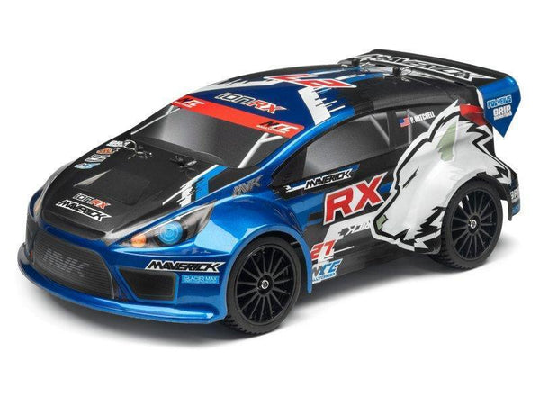 MV28070 Maverick Rally Painted Body Blue With Decals (Ion Rx) [MV28070]