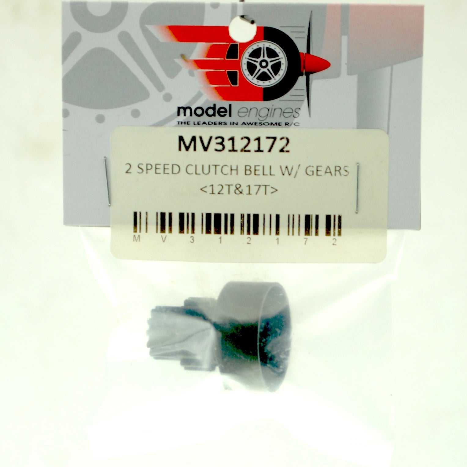 GV MV312172 2 SPEED CLUTCH BELL W/ GEARS <12T&17T> GV