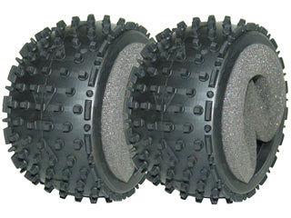 GV MV3695S LARGE 1/8  BUGGY GRINDER TYRES W/ INSERT (PAIR) GV