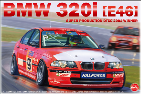 NU-24007 NuNu 1/24 BMW 320i E46 Plastic Model Kit