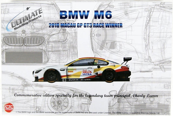 NU-24008 NuNu 1/24 BMW M6 Gt3 Special edition #3 Goodbye Charly team Schnitzer