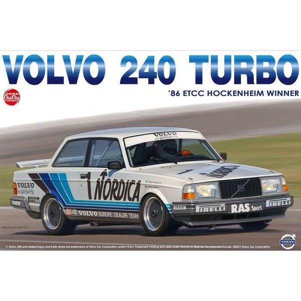 NU-24013 NuNu 1/24 Volvo 240 turbo ETCC 1986 version Plastic Model Kit
