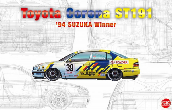 NU-24020 NuNu 1/24 Toyota ST191 JTC 1994 Plastic Model Kit