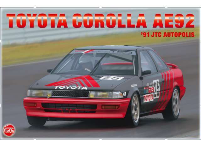 NU-24025 NuNu 1/24 Toyota Corolla Levin AE92 Plastic Model Kit [24025] NuNu