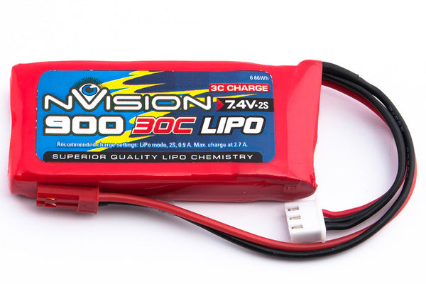 NVO1801 nVision LiPo 2s 7.4V 900 30C