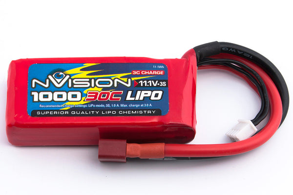 NVO1807 nVision LiPo 3s 11.1V 1000 30C