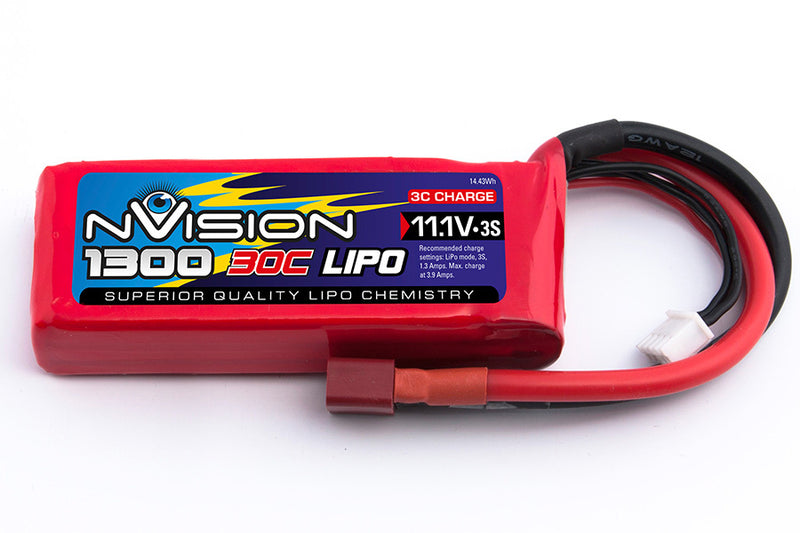 NVO1808 nVision LiPo 3s 11.1V 1300 30C