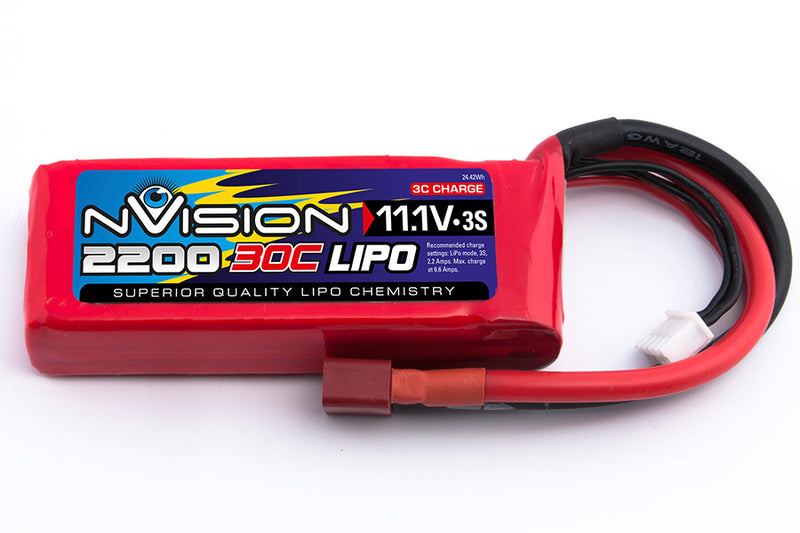 NVO1810 nVision LiPo 3s 11.1V 2200 30C