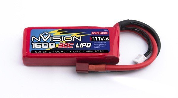 NVO1819 nVision LiPo 3S 11.1V 1600 30C