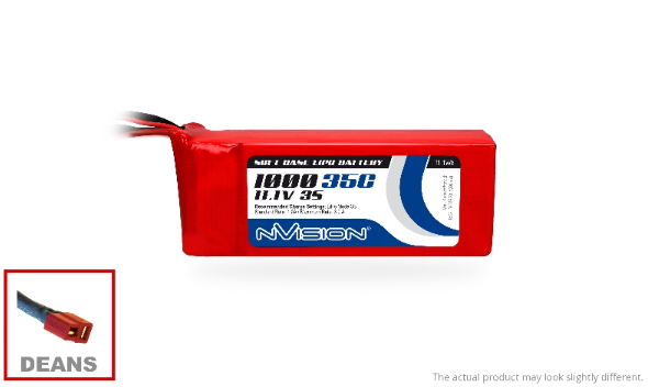 NVO1854 LiPo 1000mAh 3S 11.1V 35C (Deans plug)