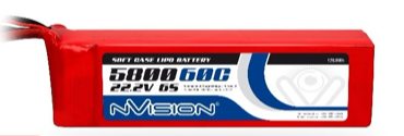NVO1914 LiPo 5800mAh 6S 22.2V 60C (XT90 plug) Nvision