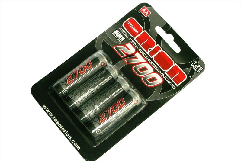 ORI13502 AA Batteries 2700mah (4) Team Orion