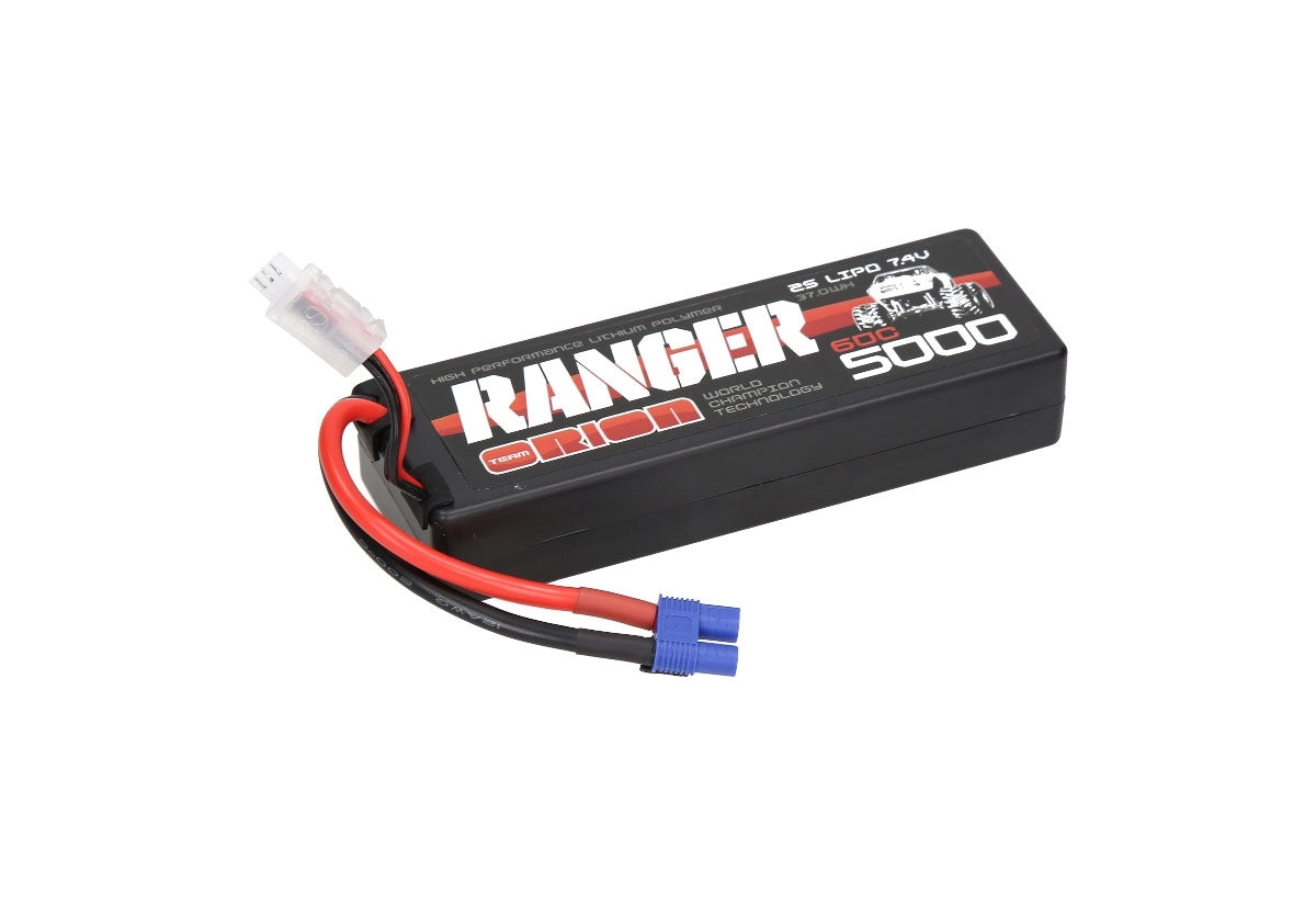 ORI14314 2S 60C Ranger  LiPo Battery (7.4V/5000mAh) EC3 Team Orion