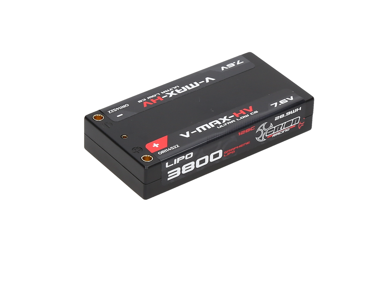 ORI14522 Team Orion Racing V-Max-HV Graphene Tech Shorty 3800 ULCG 7.6V 2S 128C Team Orion