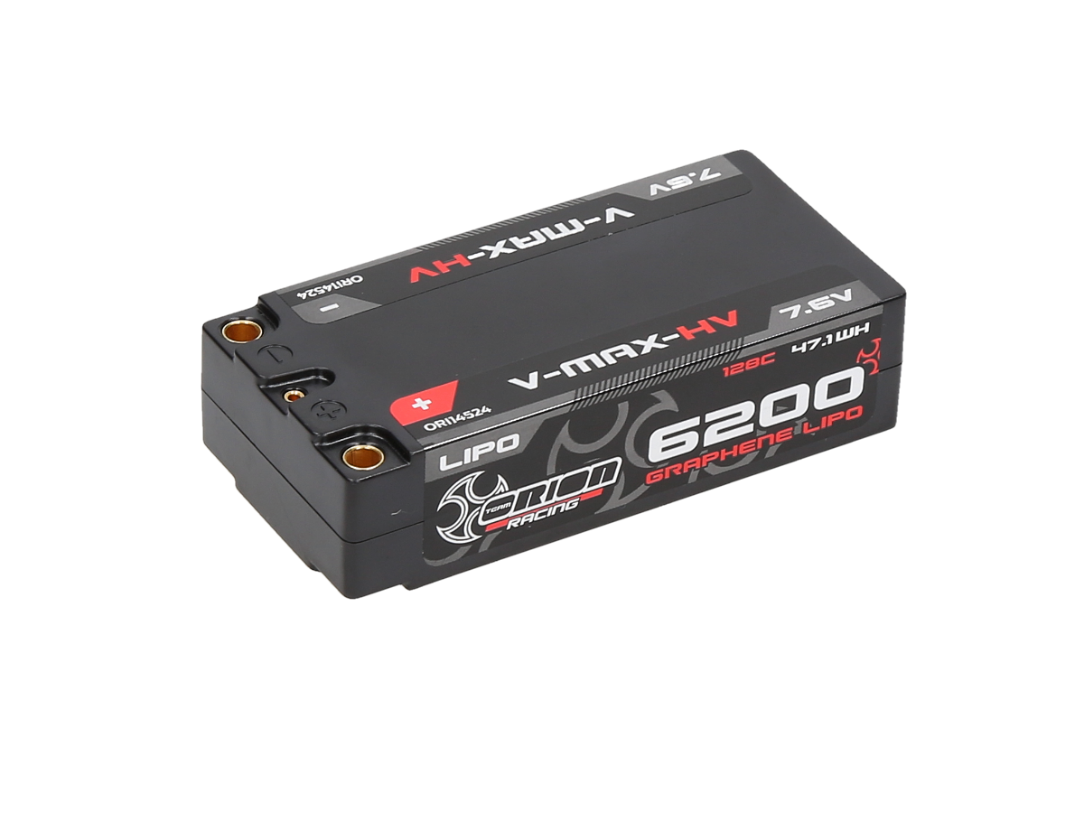 ORI14524 Team Orion Racing V-Max-HV Graphene Tech Shorty 6200 7.6V 2S 128C Team Orion