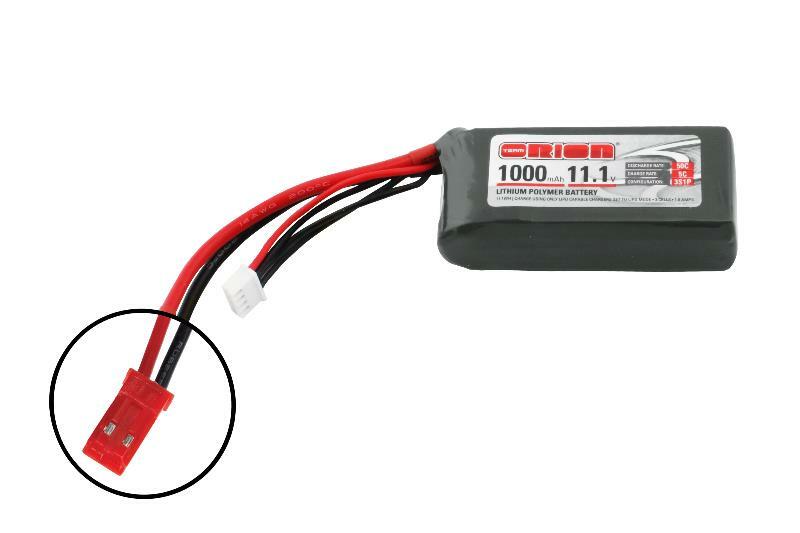 ORI60133 Team Orion LiPo 1000 3S 11.1V 50C JST Team Orion