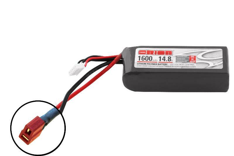 ORI60140 14.8v 1600mah 50C Lipo w/deans Team Orion