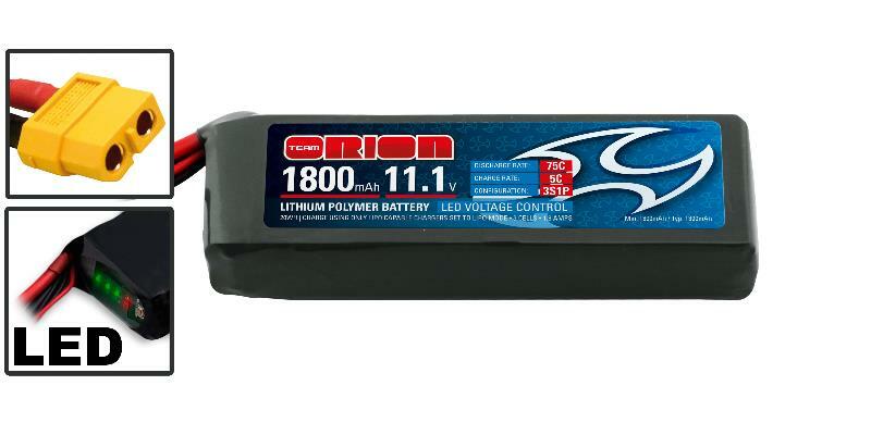 ORI60241 11.1v 1800mah 75C (XT60) - drone LiPo Team Orion