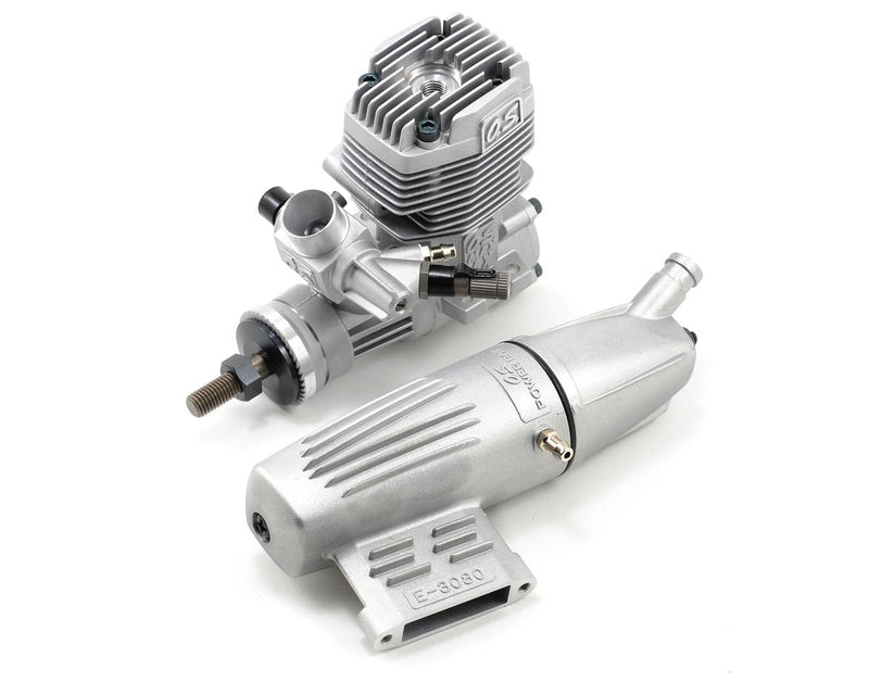 OSM13100 OS Engines MAx 35AX Nitro Aircraft Engine, .35 Size with E-3080 Silencer, OSM13100