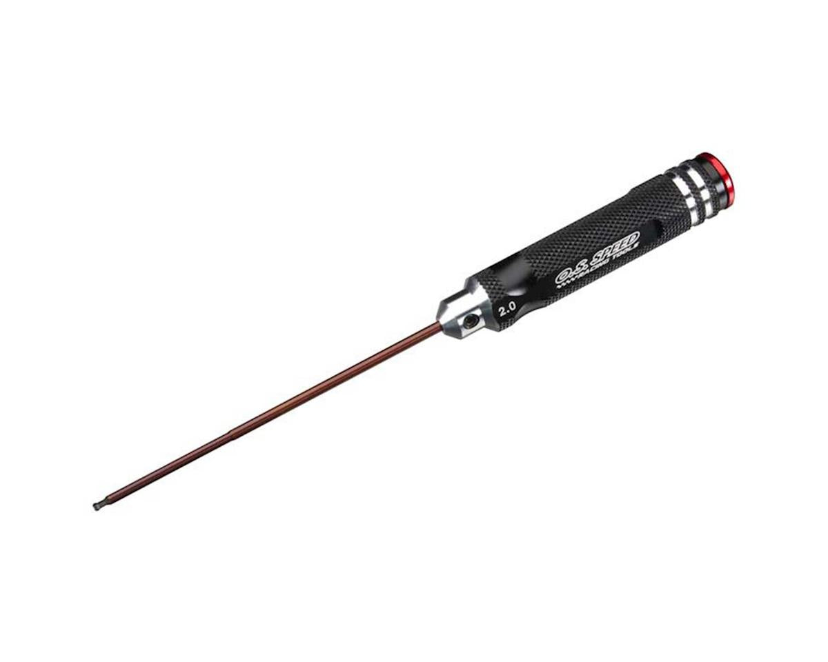 OSM71411200 OS Engines Speed Hex Wrench Ball Driver 2.0mm, Drake Os Engines