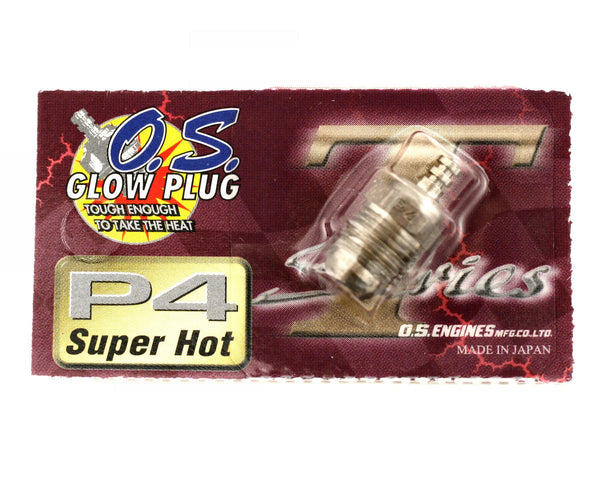 OSM71641400 OS Engines P4 Turbo Glow Plug, Super Hot Off-Road, Drake